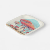 Assiettes En Carton mushrooms Birthday or Shower (Angulaire)