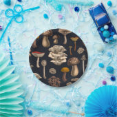 Assiettes En Carton Mushrooms sauvages (Fête)