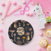 Assiettes En Carton Mushrooms sauvages (Fête)