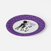 Assiettes En Carton Musicien Alien, Anniversaire (Angle)