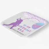 Assiettes En Carton Musique Dans Mon Anniversaire Ère Violet Anniversa (Angulaire)