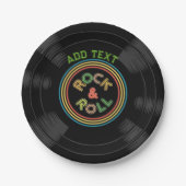 Assiettes En Carton Musique des années 90 (Devant)