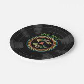 Assiettes En Carton Musique des années 90 (Angle)