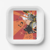 Assiettes En Carton Musique Drum Set (Recto)
