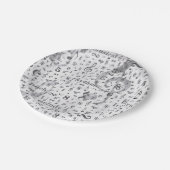 Assiettes En Carton Musique Note Motif Thème (Angle)