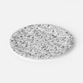 Assiettes En Carton Musique, notes musicales (Angle)