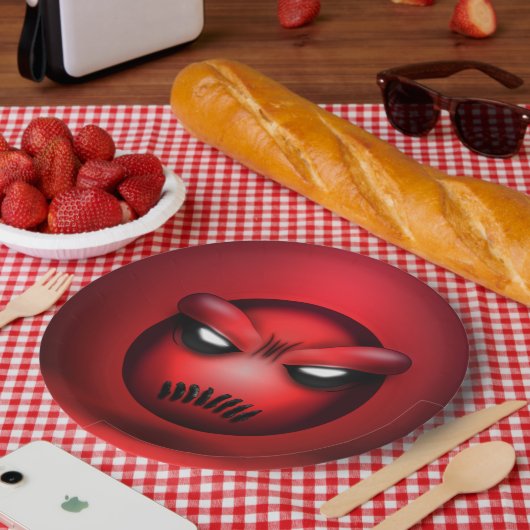 Assiettes En Carton Mutemoji (Pique-nique)