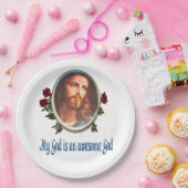 Assiettes En Carton My God (Fête)