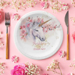 Assiettes En Carton Mystical Unicorn Floral Girl 1er Anniversaire<br><div class="desc">Voici notre captivante Unicorne Mystique et Rose Floral Girl 1st Birthday Party Design. Plongez-vous dans un monde enchanteur alors que vous vous préparez à célébrer votre petit. Cette collection exquise présente une licorne majestueuse comme point focal, gracieusement ornée de délicates fleurs roses et sertie sur fond de plaques de parties...</div>