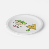 Assiettes En Carton Nacho Et Guacamole (Angle)