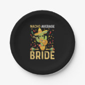 Assiettes En Carton Nacho Moyenne Mariée Cinco De Mayo Mariage mexicai (Devant)