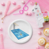 Assiettes En Carton Nage des filles (Fête)