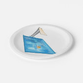 Assiettes En Carton Nage des filles (Angle)