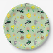 Assiettes En Carton Nantucket Daffodil Weekend Plaques papier (Devant)
