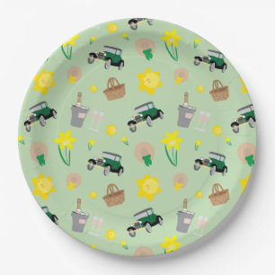 Assiettes En Carton Nantucket Daffodil Weekend Plaques papier