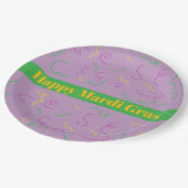 Assiettes En Carton Napkins Mardi Gras (Angle)