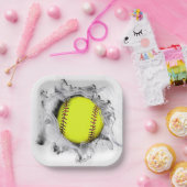 Assiettes En Carton Napkins Team Party (Fête)