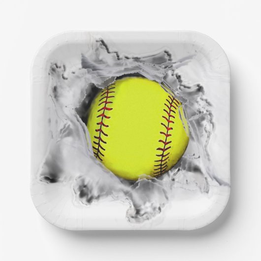 Assiettes En Carton Napkins Team Party (Recto)