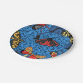 Assiettes En Carton Nappes phréatiques bleu hydrangée (Angle)