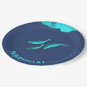 Assiettes En Carton Narwhal (Angle)