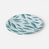 Assiettes En Carton Narwhal dans le Motif de l'océan bleu (Angle)