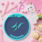 Assiettes En Carton Narwhal Sous La Glace (Fête)