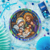 Assiettes En Carton Nativité (Fête)