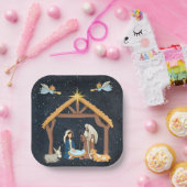 Assiettes En Carton Nativité chrétienne Noël (Fête)