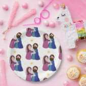 Assiettes En Carton Nativité Noël (Fête)