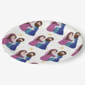 Assiettes En Carton Nativité Noël (Angle)