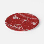 Assiettes En Carton Nativité nue laide Sweater de Noël religieux (Angle)
