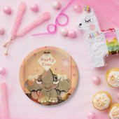 Assiettes En Carton Natosha, Les Plaques De La Fête Eléphante Speller (Fête)