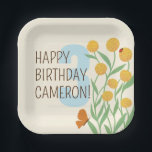 Assiettes En Carton Natural Wonder fête d'anniversaire<br><div class="desc">Cette plaque de fête d'anniversaire personnalisée permet de modifier facilement le texte d'un message d'anniversaire et d'un nom ainsi qu'un numéro pour l'âge célébré. thème inspiré par la nature et le genre neutre du grand extérieur à tous les aspects de votre fête d'anniversaire. Utilisez cet autocollant pour décorer des enveloppes,...</div>