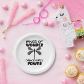 Assiettes En Carton Nature Insect Dragonflies Power Wings Of Wonder Dr (Fête)