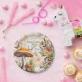 Assiettes En Carton Nature neutre Thème Plaques de douche (Fête)