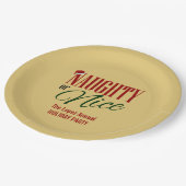 Assiettes En Carton Naughty et Nice Holiday (Angle)