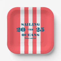 Nautical Celebration Paper Plates