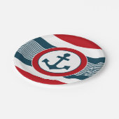 Assiettes En Carton Nautical design (Angle)