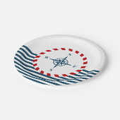 Assiettes En Carton Nautical design (Angle)