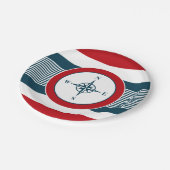 Assiettes En Carton Nautical design (Angle)