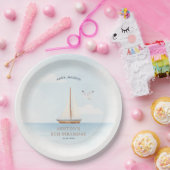 Assiettes En Carton Nautical Sailboat Birthday Party (Fête)