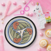 Assiettes En Carton Nautilus Monogrammé (Fête)