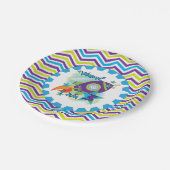 Assiettes En Carton Navire spatiale Plaques papier 3e anniversaire (Angle)