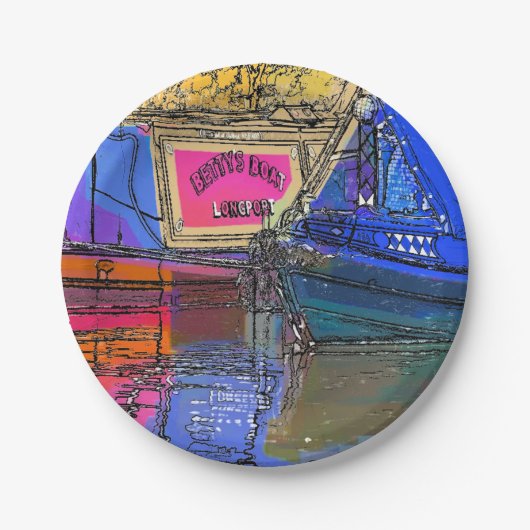 ASSIETTES EN CARTON NAVIRES (Devant)