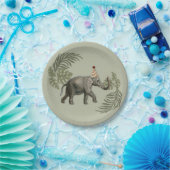 Assiettes En Carton Né Deux Être Sauvage Plaques Papier Anniversaire (Fête)