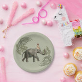 Assiettes En Carton Né Deux Être Sauvage Plaques Papier Anniversaire (Fête)