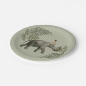 Assiettes En Carton Né Deux Être Sauvage Plaques Papier Anniversaire (Angle)