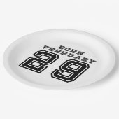 Assiettes En Carton Né le 29 février (Angle)