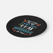 Assiettes En Carton Ne Me Fous Pas De La Musique (Angle)