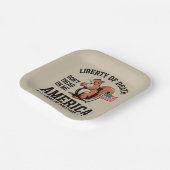 Assiettes En Carton Ne me trompez pas Squirrel Liberty Justice (Angulaire)